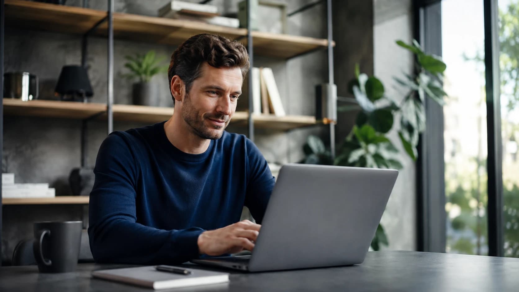 A professional working from a modern office, representing CRWD Philippines