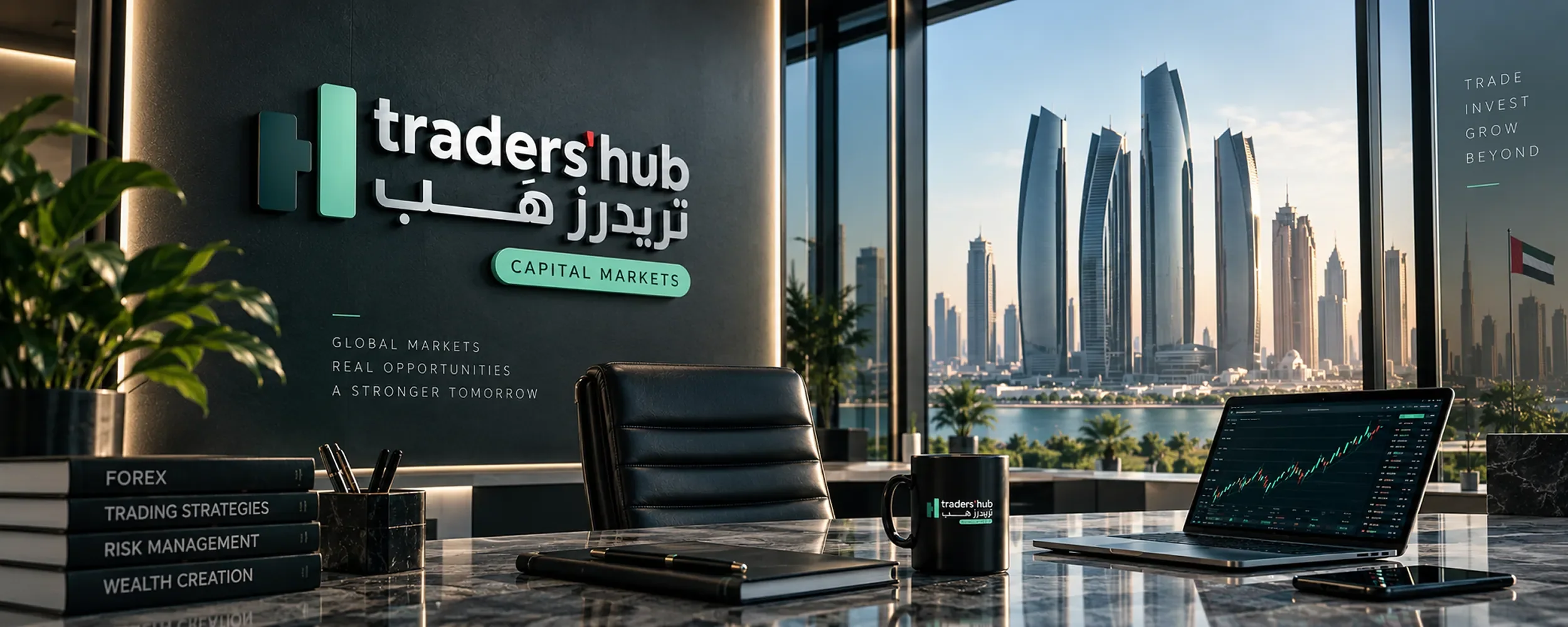 Traders Hub social media and financial content campaign